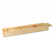 Drewniana skrzyneczka Addi na druty proste